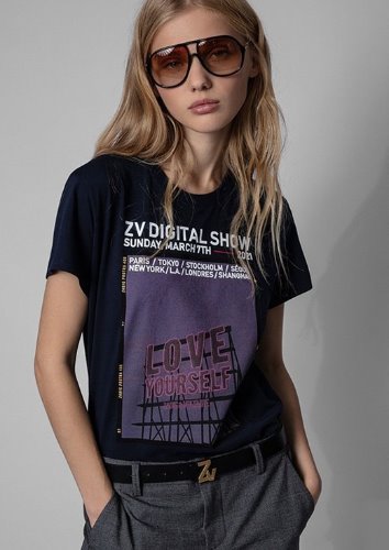 [수입명품ST여성의류] 220331-11JD TOP 빌보드프린트 티셔츠