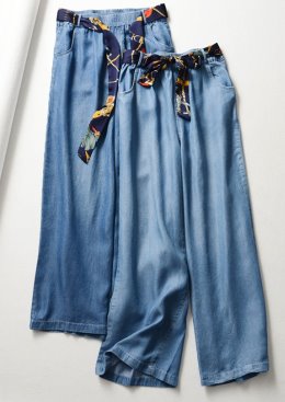 [수입명품ST여성의류] 190620-36 PANTS 스카프벨트팬츠